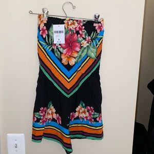 NWT Tropical Print Romper